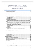 Samenvatting Strategisch Financieel Management - 13/20 (1 master TEW, major Accountancy en Financieel Management, prof. R. Locorotondo en prof N. Dewaelheyns)