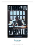 Boekverslag - Karakter - Ferdinand Bordewijk - ISBN: 9789038802961