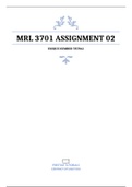 MRL 3701 ASSIGNMENT 02 SEMESTER 2 2020