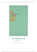 Boekverslag - Het Bittere Kruid - Marga Minco - ISBN: 9789035142152