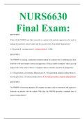 NURS 6630 Midterm Exam / NURS6630 Midterm Exam (Psychopharmacologic Approaches to Treatment of Psychopathology) (FALL Qrt, 2020) ( 75 Q & A in Each Version, 100% Correct)