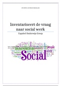 Examen 1 Inventariseert de vraag naar sociaal werk
