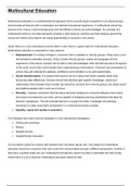 ETH305V Multicultural Education Study Notes