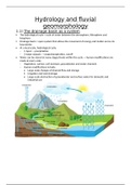 Topic 1: Hydrology and fluvial geomorphology
