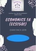 ECS1501 Exam Pack 2019