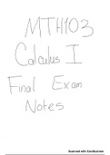MTH103 - Calculus 1 - Calculus Early Transcedentals Eighth Edition