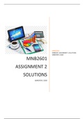 MNB2601 ASSIGNMENT 2 SOLUTIONS SEMESTER 2 2020