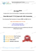 Microsoft Office Specialist 2016 77-731 Practice Test, 77-731 Exam Dumps 2020 Update