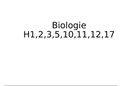 Biologie Hoofdstuk 1,2,3,5,10,11,12,17