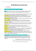 CHAMBERLAIN COLLEGE OF NURSING : NR 509 Midterm Exam Study Guide / NR509 Midterm Exam Study Guide(Version 1) (NEW, 2020) (Verified, download to score A)