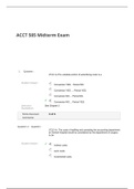 ACCT 505 Midterm Exam (Version 2)