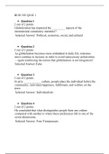 BUSI 303 Quiz 1, (Latest Versions-2,  Q & A), BUSI 303 INTERNATIONAL BUSINESS, Liberty University