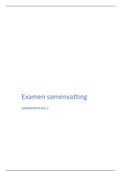 Examen samenvatting