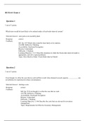 BUSI 411 Exam 4 (Latest Version 3), BUSI 411 OPERATIONS MANAGEMENT, Liberty university