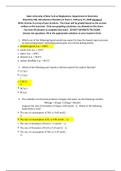 Chemistry 108, Introductory Chemistry II, Exam 1, Latest Version A Questions-and-Answers.