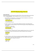 ATI PN Pharmacology Review 