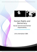 Human Rights and Democracy- Rights and gender based violence