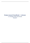 2.1 Design research handbook