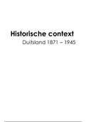 Samenvatting Geschiedenis Historische Context Duitsland Feniks VWO