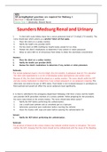 Saunders Medsurg Renal and Urinary Revised 2020.