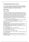 Oefententamen met antwoorden