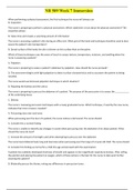 NR 509 Week 7 Immersion; Physical Assessment Questions-Answers: Summer 2020