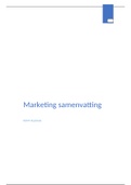 samenvatting marketing- marketing de essentie