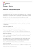 SOPHIA PATHWAYS PROJECT MANAGEMENT QUESTIONS AND ANSWERS, STUDY GUIDE, COURSE OUTLINE AND TUTORIALS