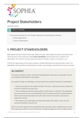 Sophia Project Stakeholders Tutorial