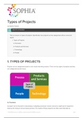 Sophia Tutorial Types of Projects