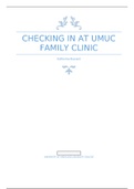 CHECKING IN AT UMUC FAMILY CLINIC Case Study Part 1