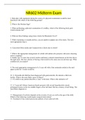 NR 602 Week 4 Predictor Midterm Fall 2020 Exam (Pediatric Content – 70 Real Exam Questions