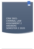 CRW 2602 assignment 2 2020 Answers