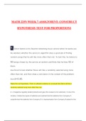 MATH 225N WEEK 7 ASSIGNMENT&colon; CONSTRUCT HYPOTHESIS TEST FOR PROPORTIONS