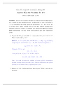 ECON 444 Homework 3 Problem Set 3 Answers (Penn State University)