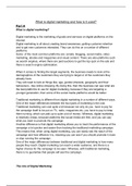 BTEC Business Level 3&colon; Digital Marketing Assignment 1 - What is Digital Marketing and how is used&quest; &lpar;Distinction&rpar;