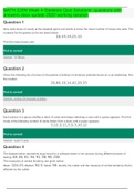 MATH 225N Week 4 Statistics Quiz Solutions: questions with answers docx update 2020 working solution 
