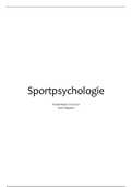 Sportpsychologie Samenvatting