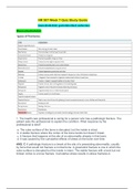 Chamberlain College of Nursing : NR 507 Week 7 Quiz Study Guide / NR507 Week 7 Quiz Study Guide (NEW, 2020)(Verified , download to score A)