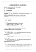 Inleiding Recht: semester 1, 2019-2020