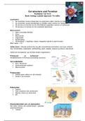 Cel structure and Function Hoofdstuk 7 Boek: biology a global approach 11e editie  