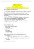 ATI Nutrition Proctored Focused Review (2022) |ATI Nutrition Proctored Part 1: General Notes Part 2: Focused Review Notes Part 3: ATI Rational with Additional/Supported Information