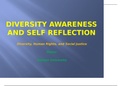 SOCW 6051 Assignment: Power Point– Diversity Awareness & Self Reflection (answered) 