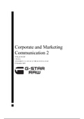 Example Corporate Communication II Assignment 2A Social Actor Analysis