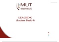 Leaching Lecture Slides