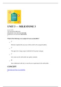 BUS 375 UNIT 3 Milestone 3 Questions/Answers (Completed) Version 2020/2021