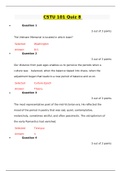 CSTU 101 Quiz 8 &lpar;2 Versions&rpar; &sol; CSTU101 Quiz 8 &lpar;Latest-2020&rpar;&colon; Western Culture&colon; Liberty University &vert;Verified Answers&comma; 100&percnt; Correct&vert;