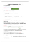 Vastgoedtransacties 2 - samenvatting