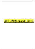 AUI3702, MAC3702, ECS3701 & MNG3702 EXAM REVISION NOTES