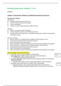 NUR 2063 Essentials of Pathophysiology-Exam 1 Pathophysiology Notes